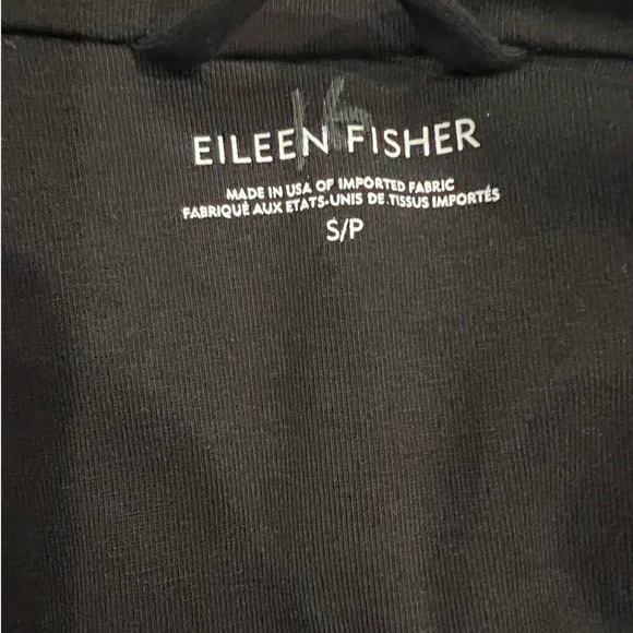 Eileen Fisher High Collar Organic Cotton Jacket (S) - Picture 6 of 8